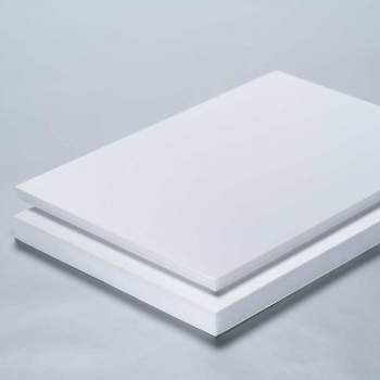 detalle de material foam o cartón pluma rígido para impresión