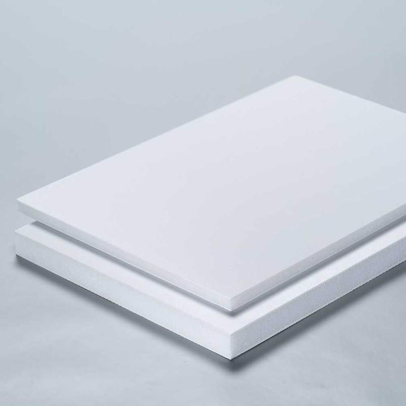 detalle de material foam o cartón pluma rígido para impresión