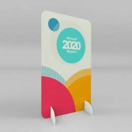 Tótem 2 caras con pies 80x150