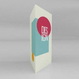 totem personalizado tres caras