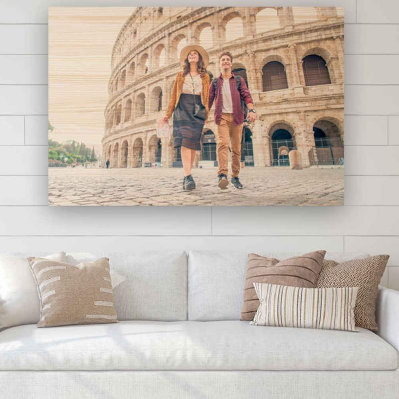 fotos impresas en madera