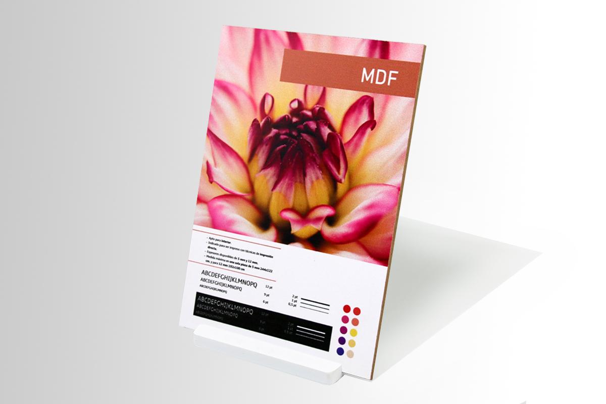 Impresión digital en madera MDF