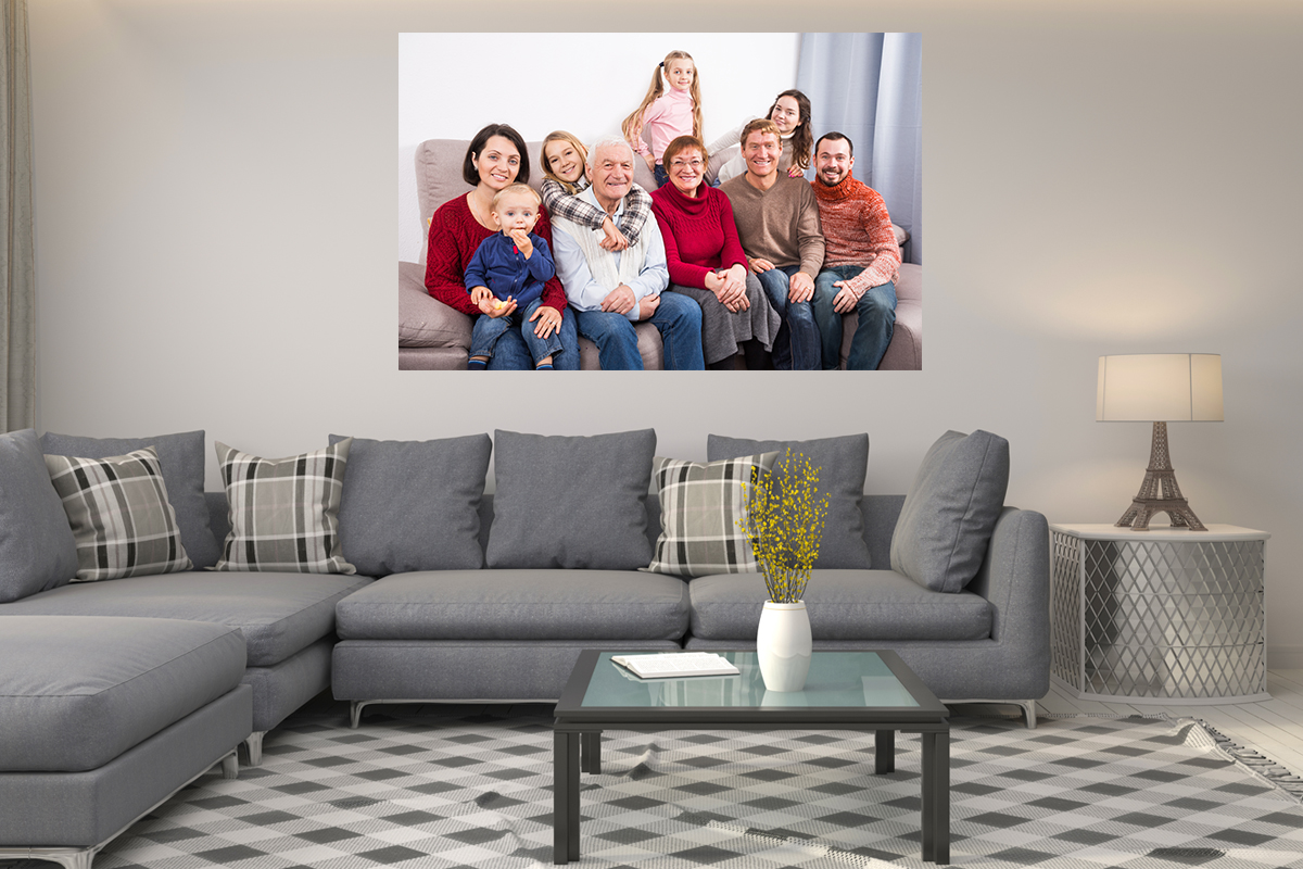 foto en cartón pluma