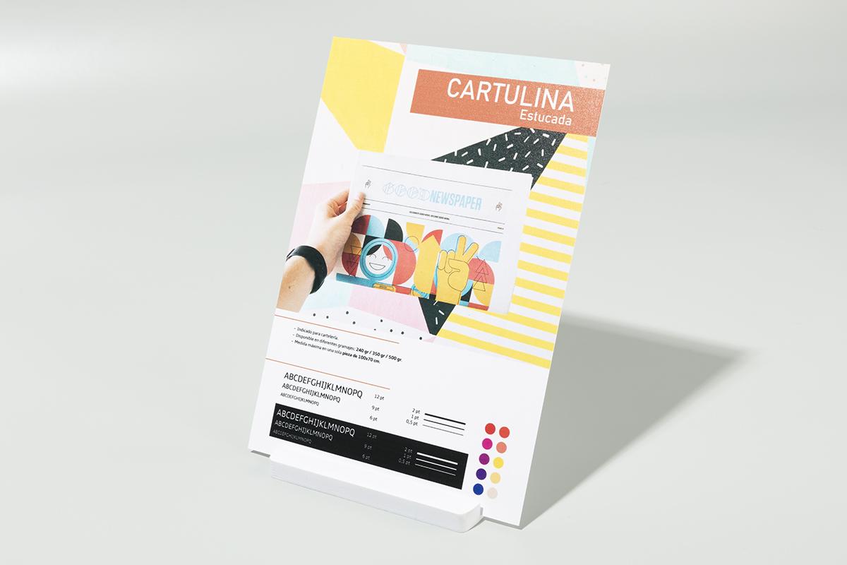 cartulina impresa barata