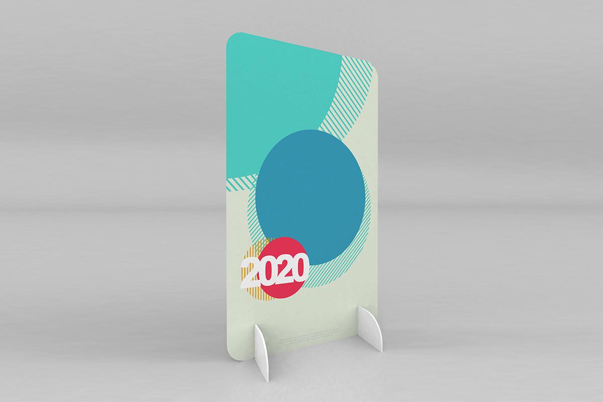 totem de carton pluma impreso